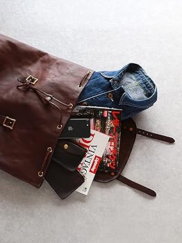 Amazon.co.jp: [ヴァスコ] LEATHER ARMY RUCKSACK Type2 レザー